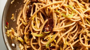 Spaghetti With Cabbage, Pancetta, and Calabrian Chile